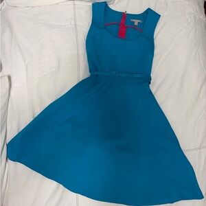 Banana Republic belted a-line dress